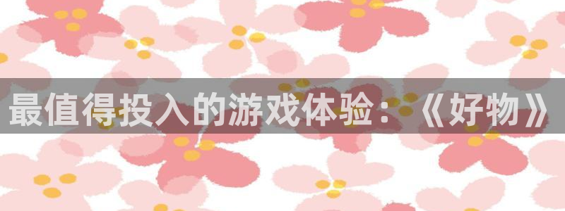 杏鑫官方app代理：最值得投入的游戏体验：《好物》
